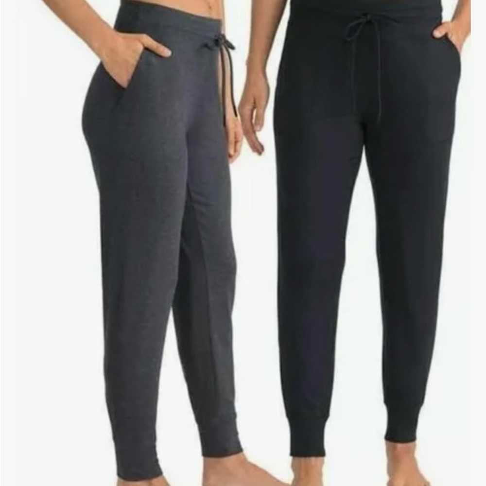 Lole Women’s Soft Lounge Pants Joggers Dark Grey with Pockets